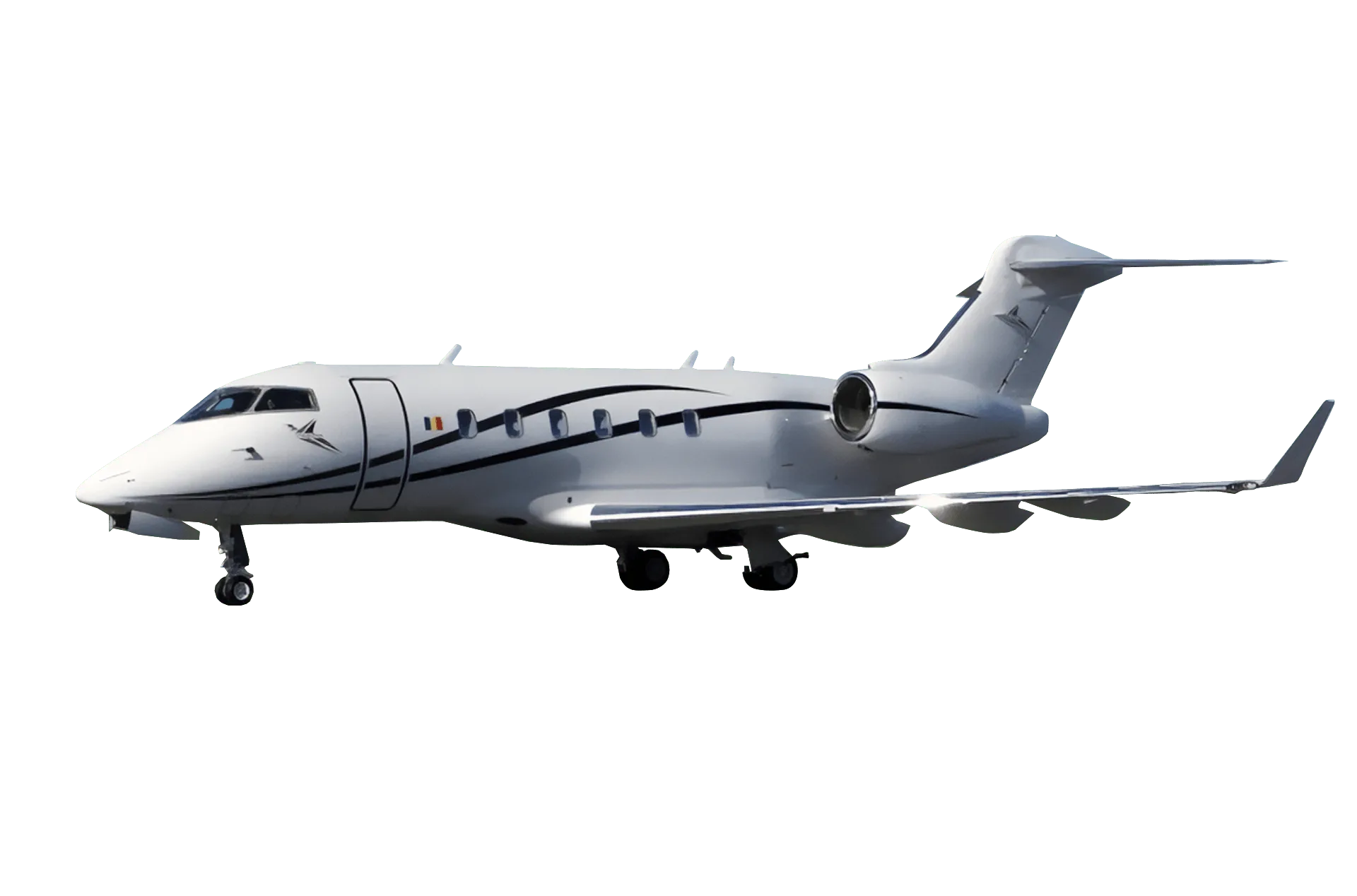 Marketing image of a 2006 Bombardier Learjet 60.