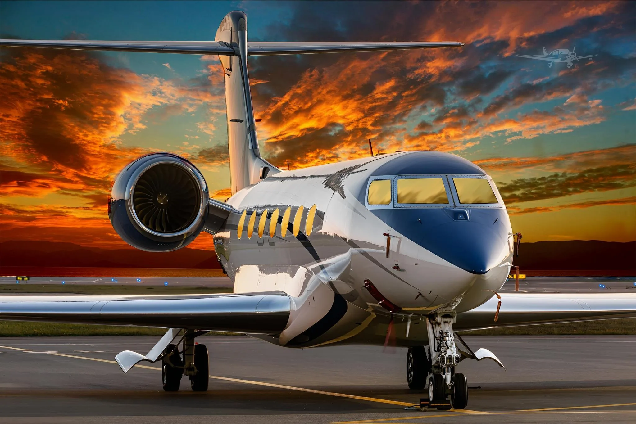 Exterior view of a 2020 GULFSTREAM G600.