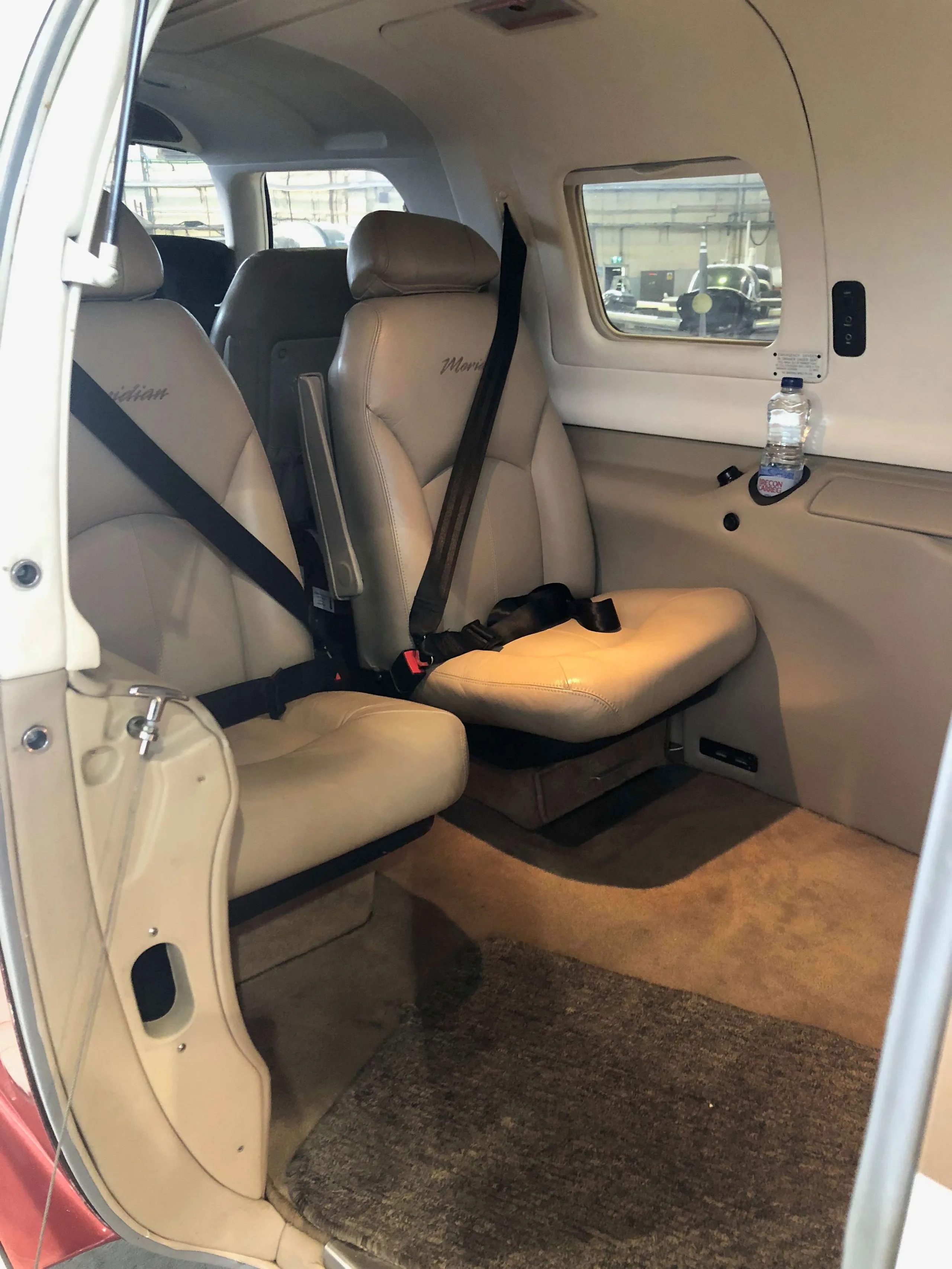 Cabin interior of a 2006 Piper PA46-500TP Meridian.