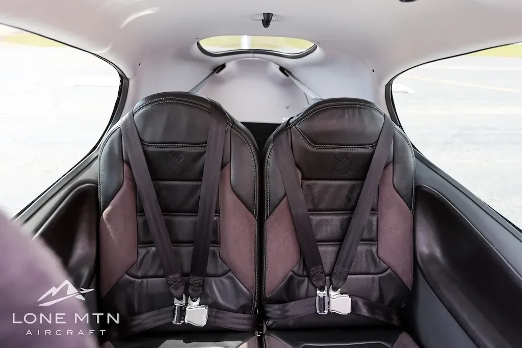 Cabin interior of a 2008 Cirrus.