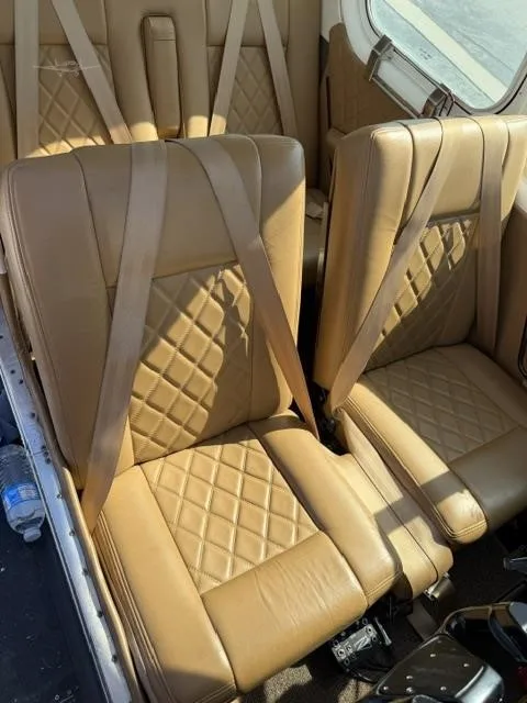 Cabin interior of a 1958 BEECHCRAFT J35 BONANZA.