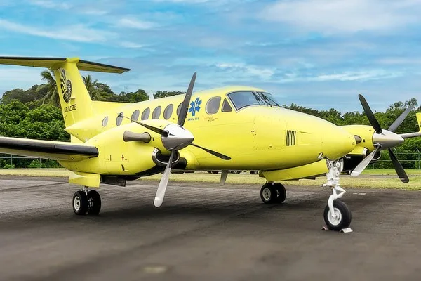 Marketing image of a 2009 Beech King Air B200.