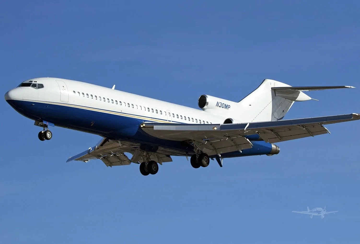 Marketing image of a 1967 BOEING 727-100 EXECUTIVE.