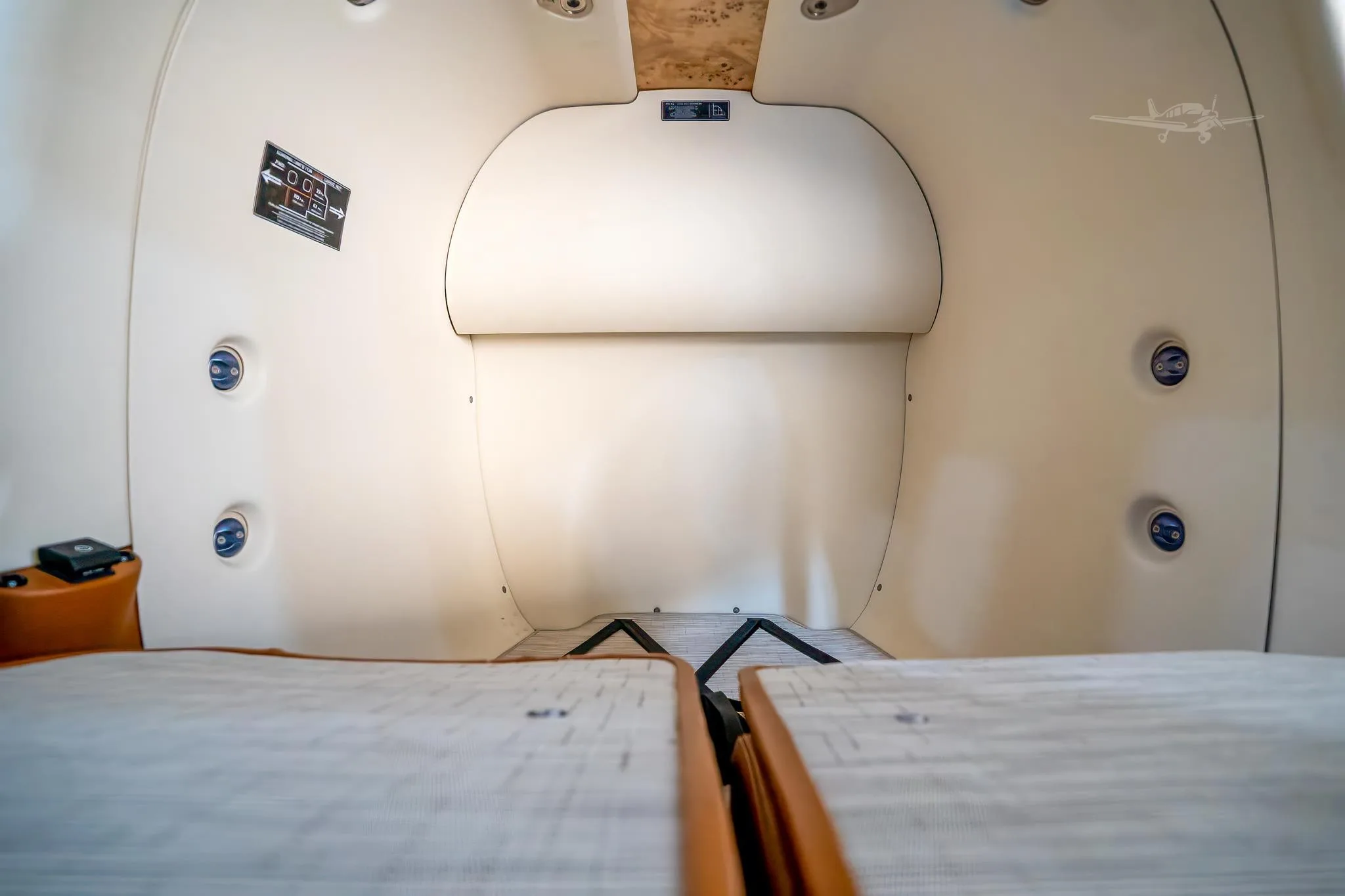Cabin interior of a 2012 DAHER TBM 850.