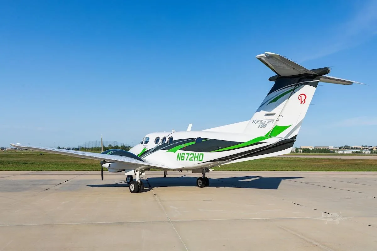 Exterior view of a 1981 BEECHCRAFT KING AIR F90.
