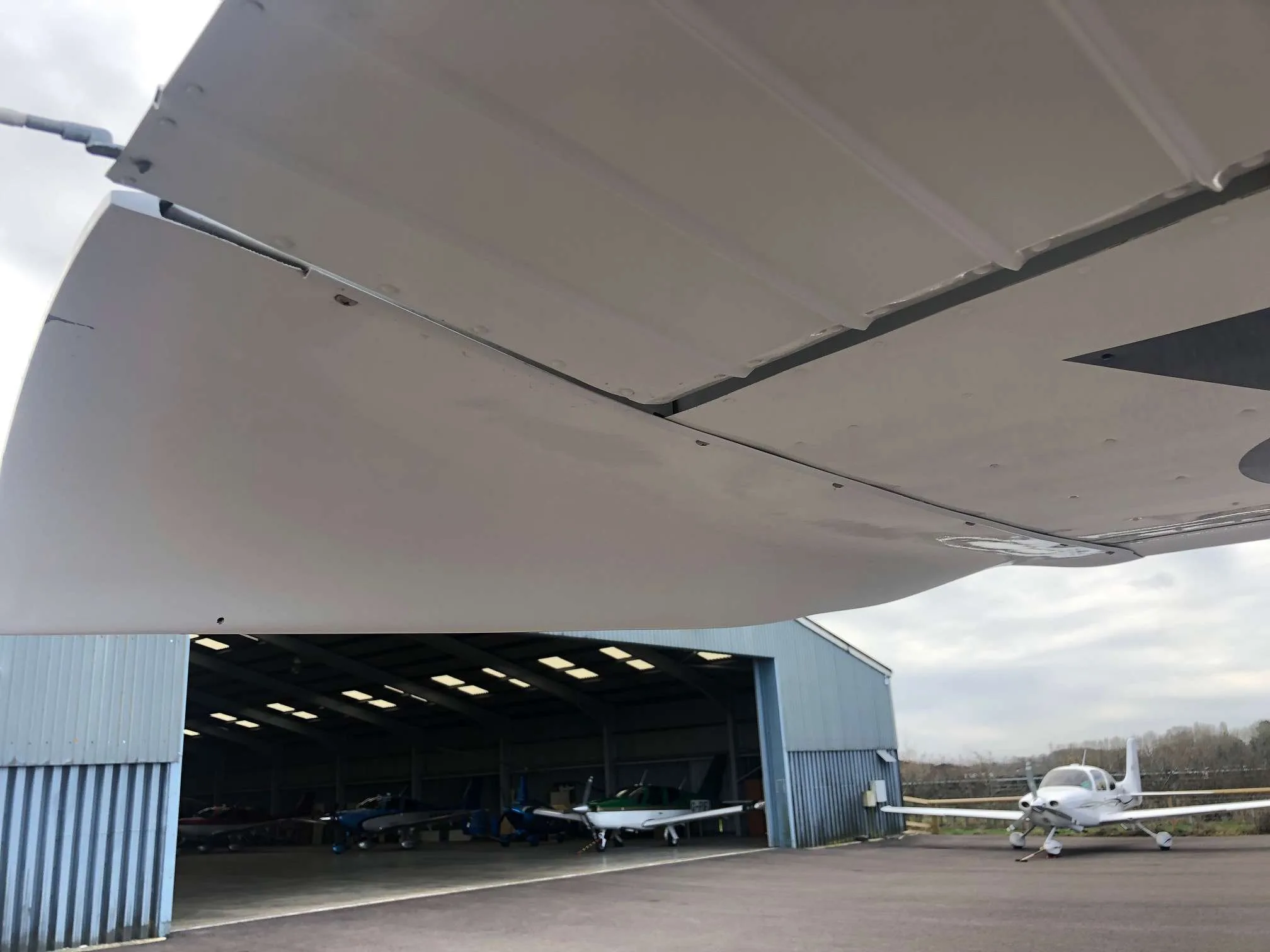 Exterior view of a 1979 Cessna C182Q.