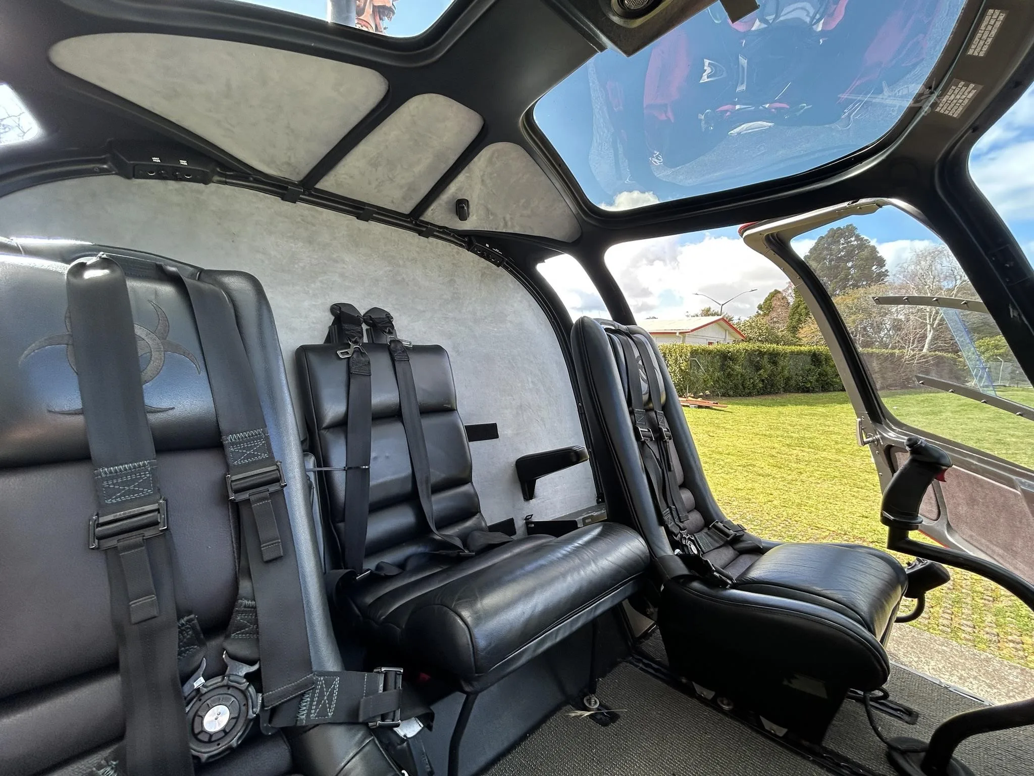 Cabin interior of a 2006 ENSTROM 480B TURBINE.