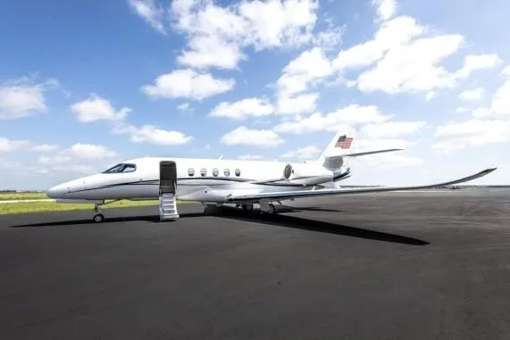Exterior view of a 2024 CESSNA CITATION LATITUDE, N973KT.