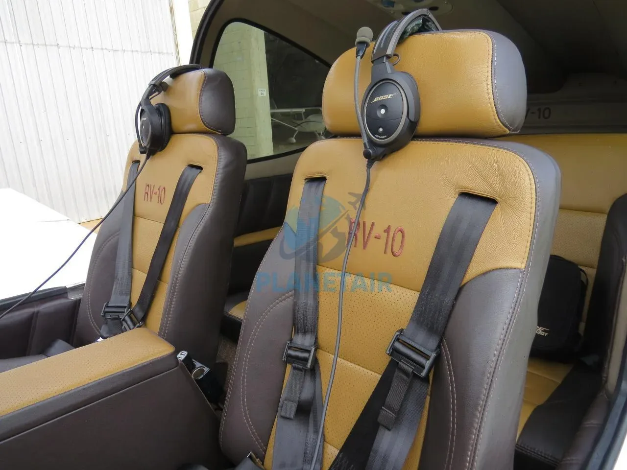 Cabin interior of a 2011 Vans Aircraft RV-10.