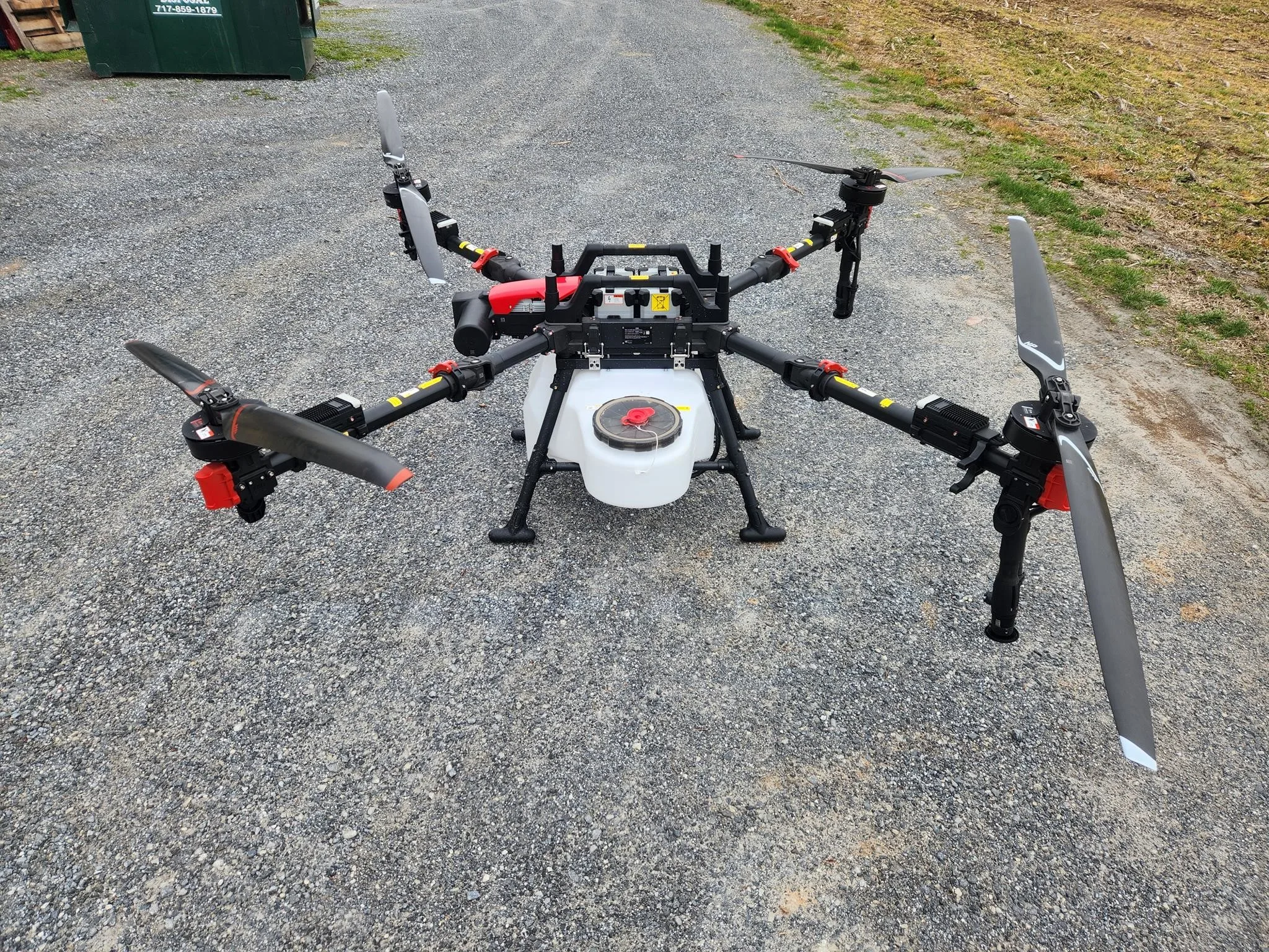 Exterior view of a 2024 XAG P150.
