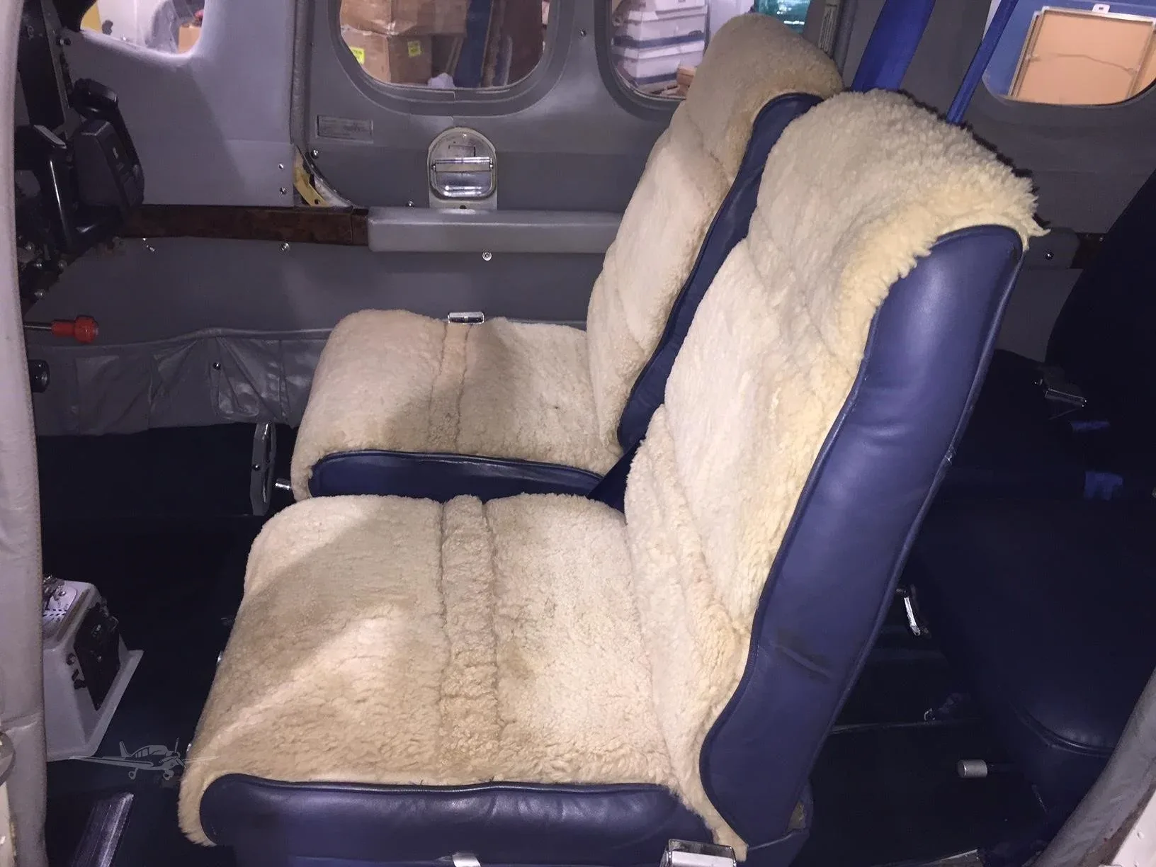 Cabin interior of a 1980 CESSNA P210N.