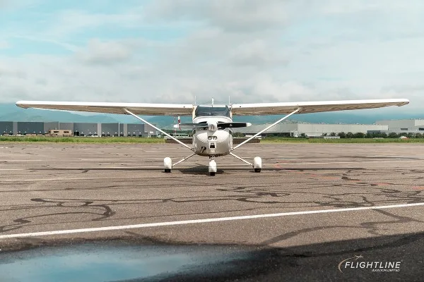 Exterior view of a 1977 Cessna 172N, D-EOJA.