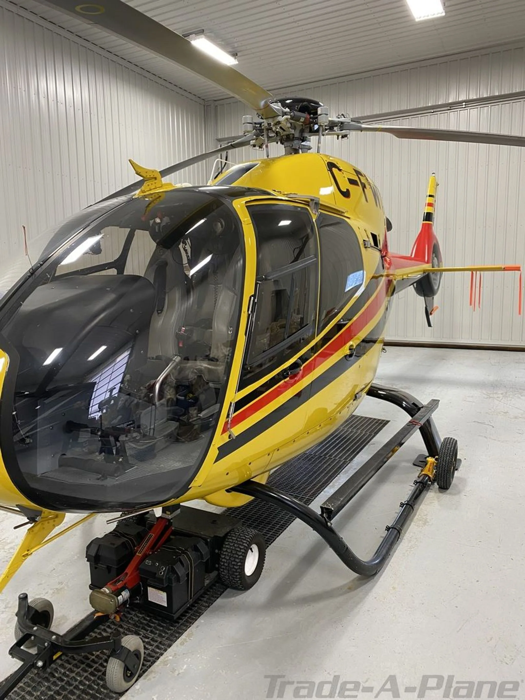 Exterior view of a 2007 EUROCOPTER EC 120B, C-FWKA.