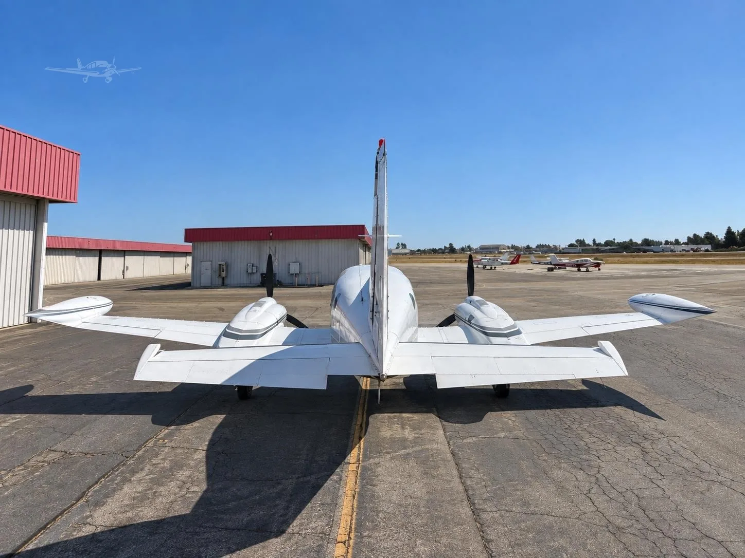 Exterior view of a 1973 CESSNA 421B, N711TP.