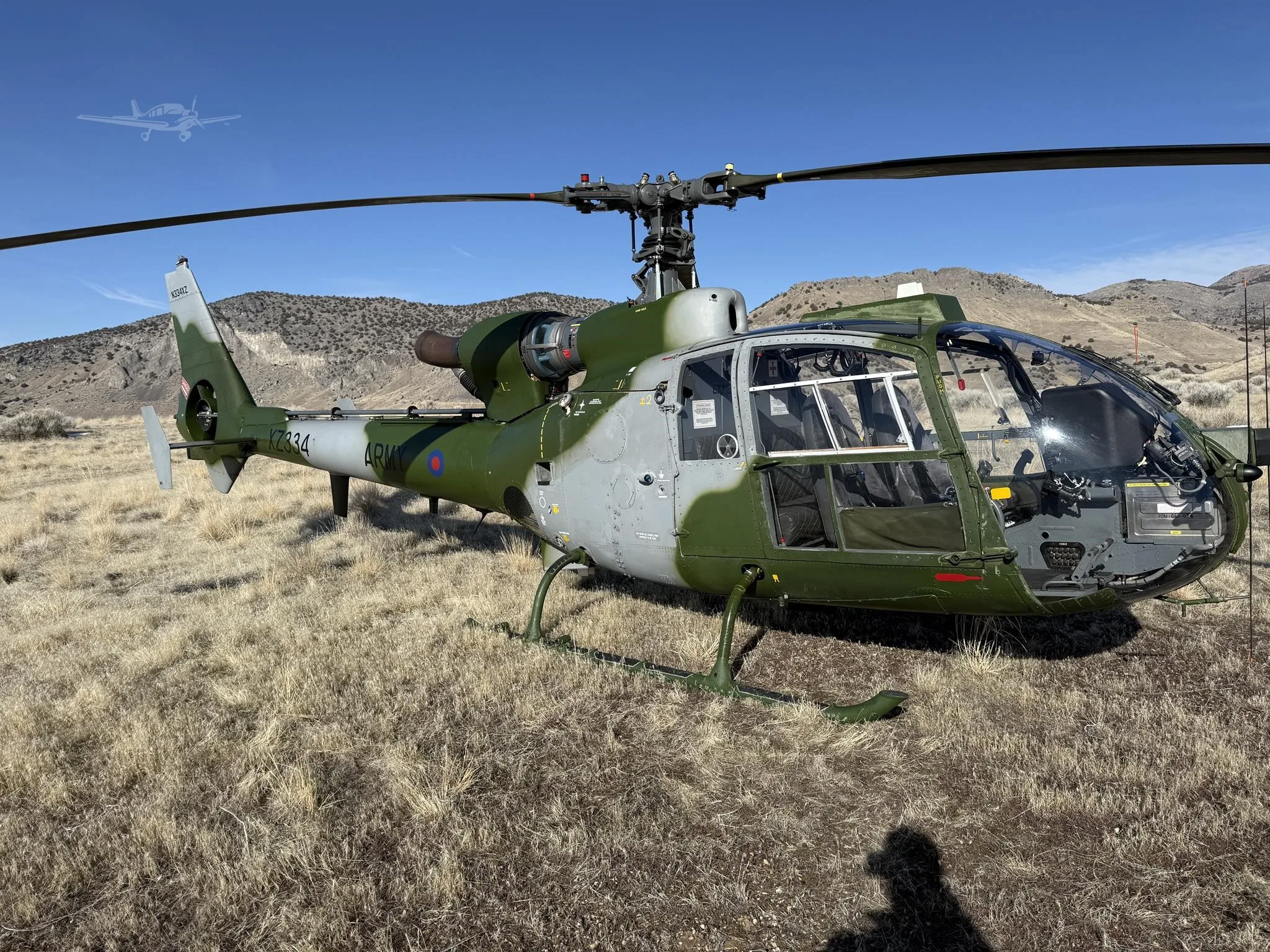Marketing image of a 1977 AEROSPATIALE SA341.