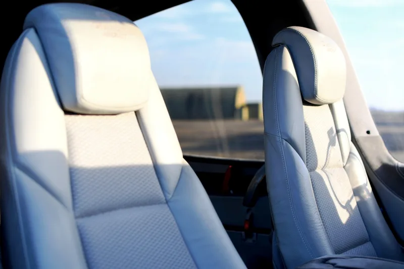Cabin interior of a Diamond DA-62-168 HP.
