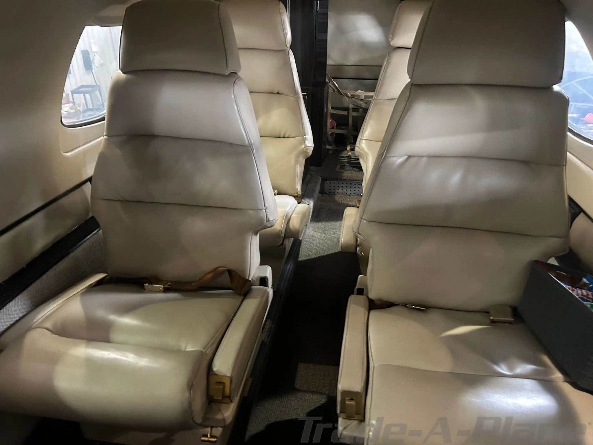 Cabin interior of a 1980 SWEARINGEN SA226-T MERLIN IIIB.