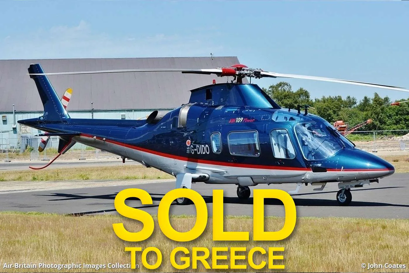 Exterior view of a 2022 Robinson R44 Raven II.