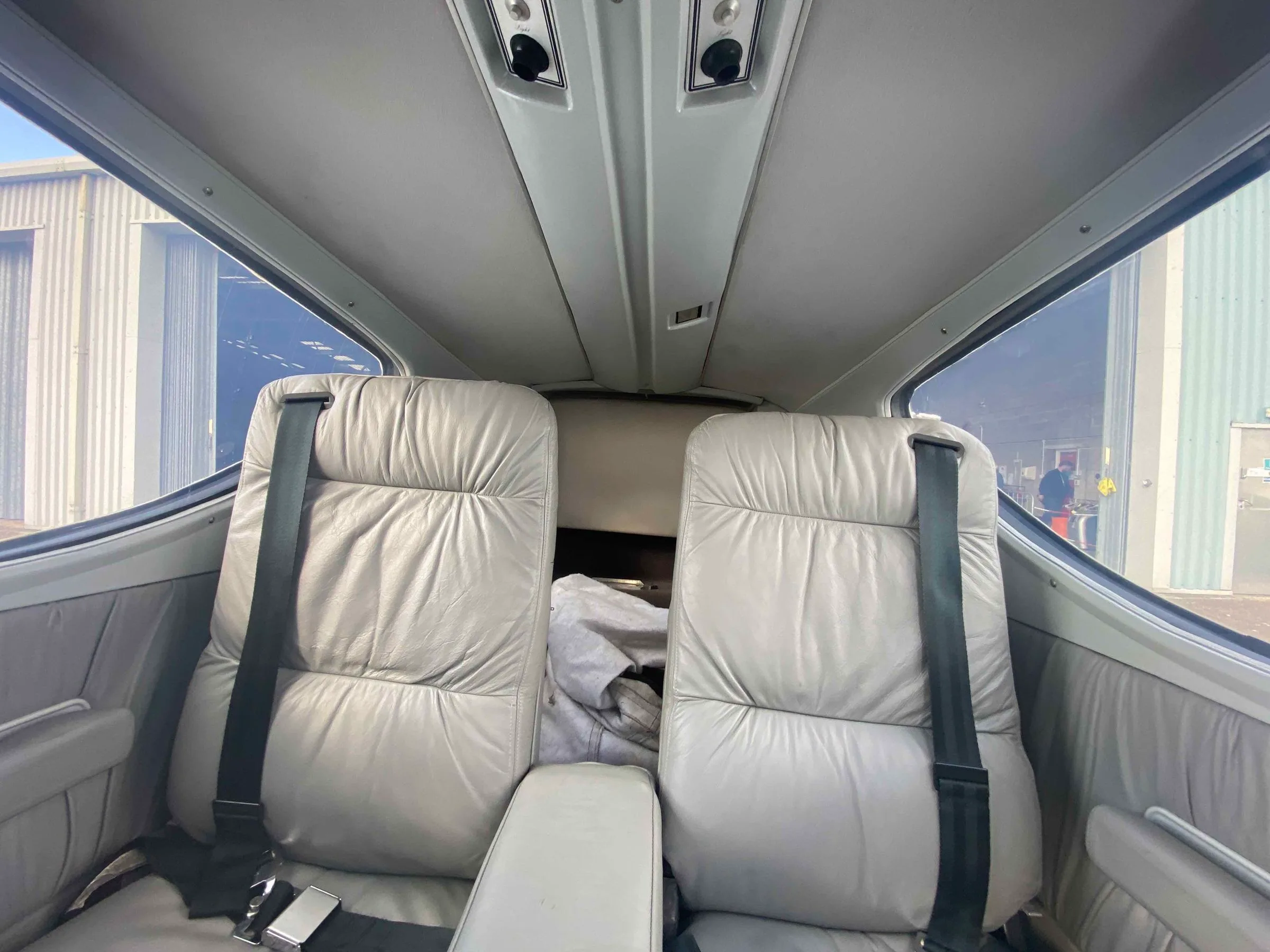 Cabin interior of a 1979 Rockwell Commander 114A.