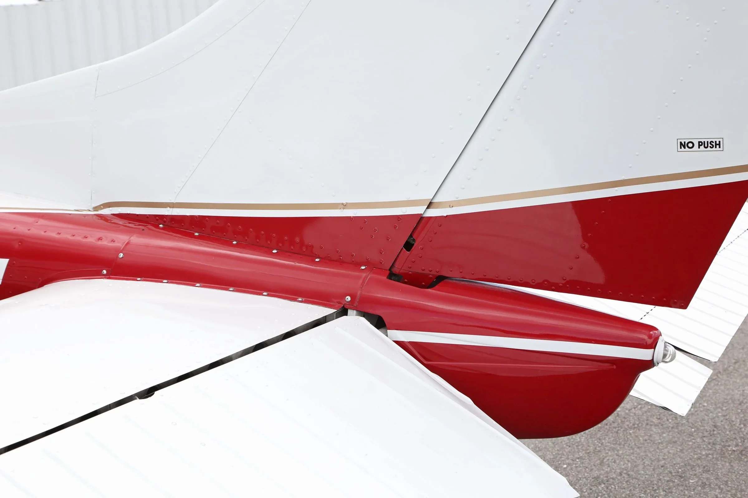 Exterior view of a 1969 Cessna 182 Skylane.