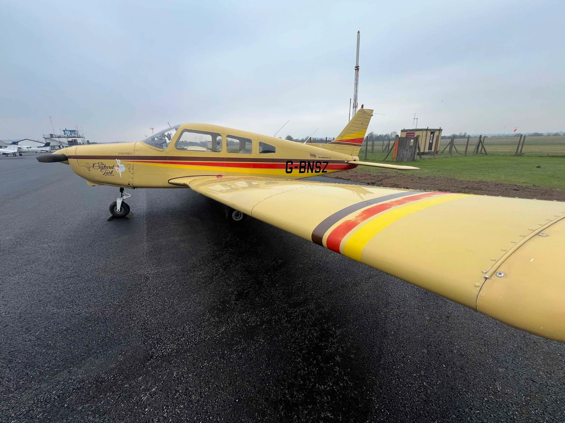 Exterior view of a 1981 Piper PA-28-161 Warrior II.