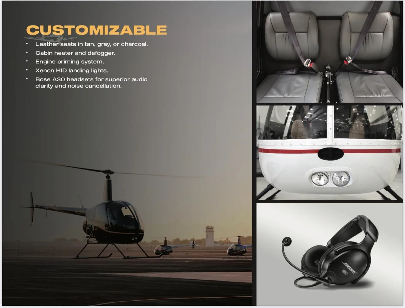 Marketing image of a 2025 ROBINSON R22 BETA II.