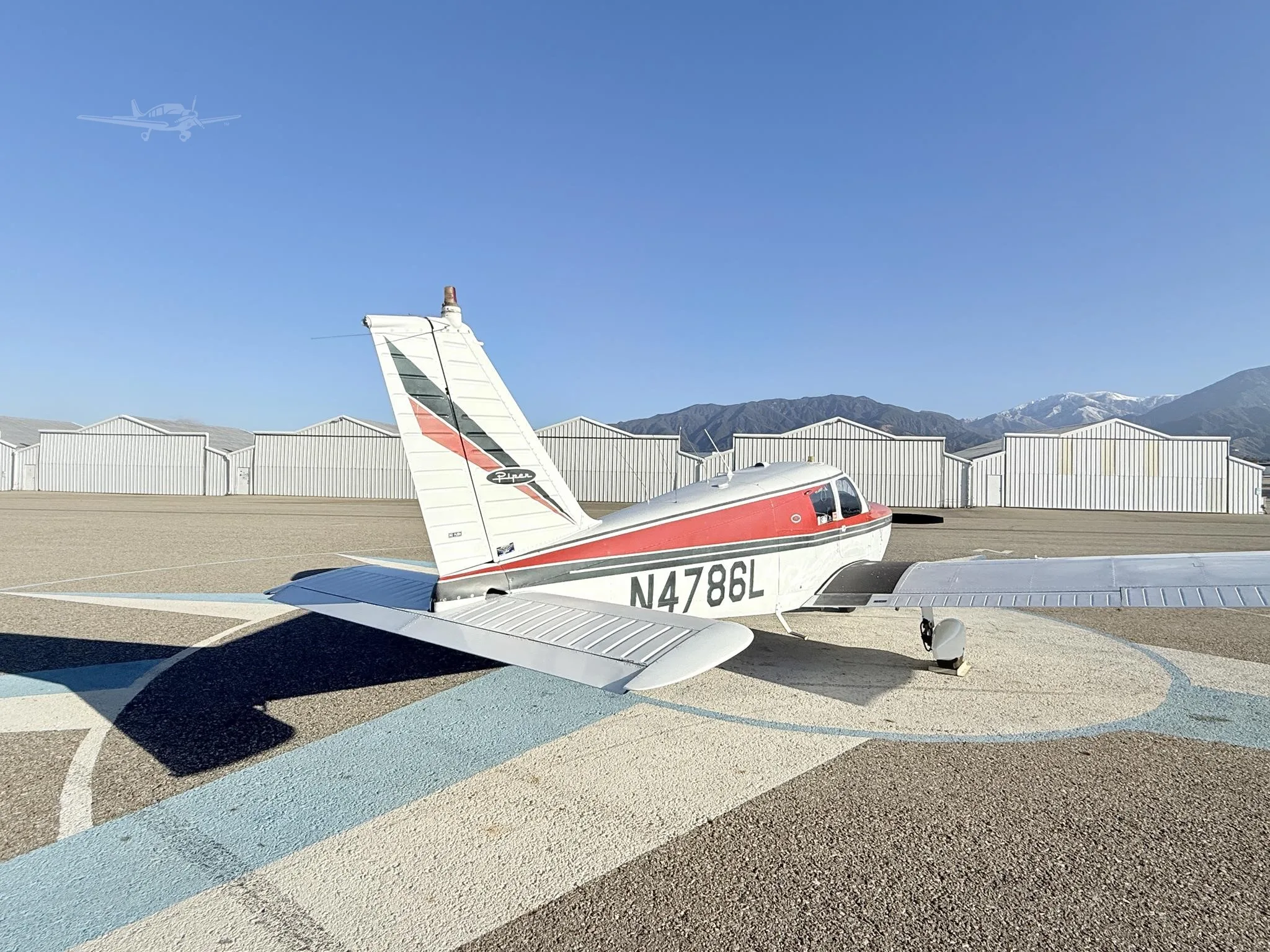 Marketing image of a 1967 PIPER CHEROKEE 180.