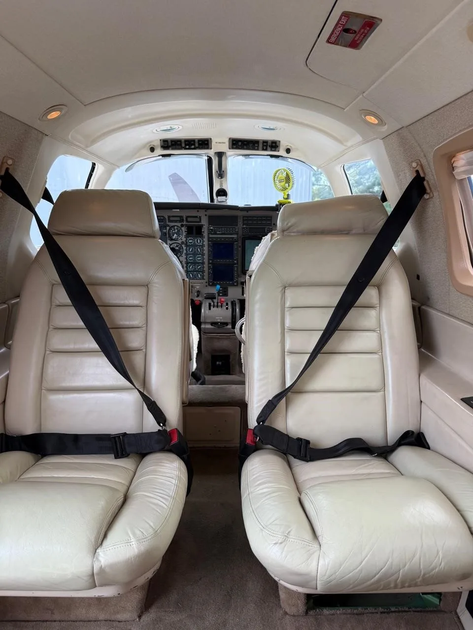 Cabin interior of a 2002 PIPER MALIBU MIRAGE.