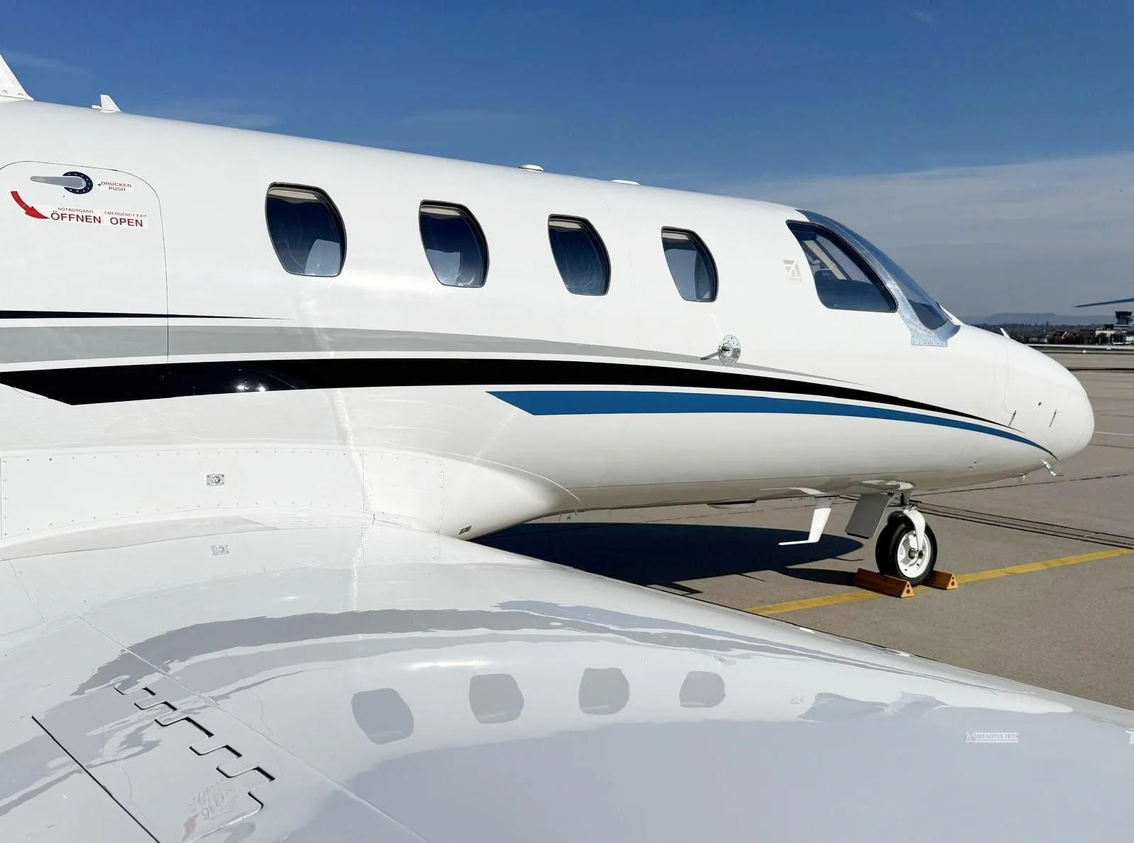 Exterior view of a 2015 CESSNA CITATION M2, D-IFHD.