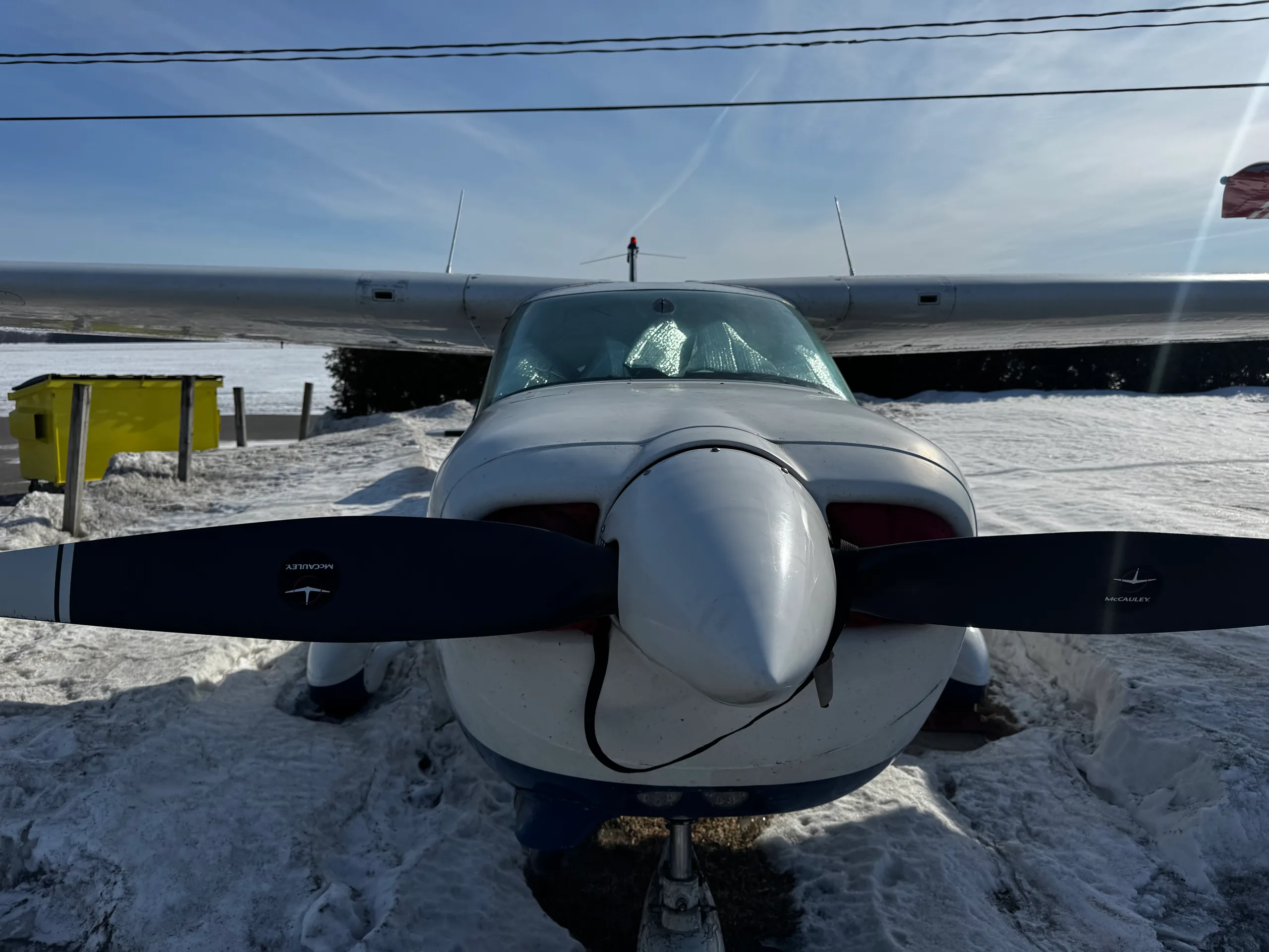 Exterior view of a 1973 Cessna 177B - Canadian Aircraft Sales.