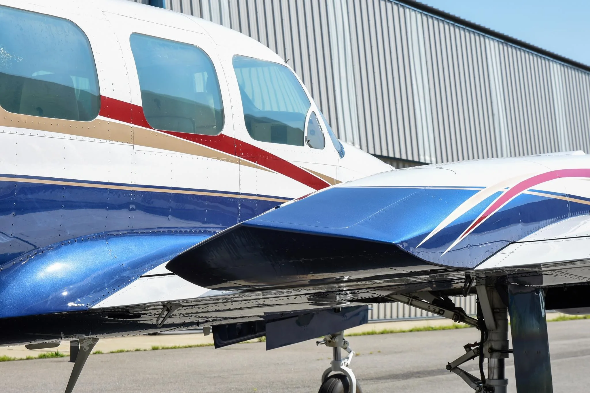 Exterior view of a 1979 PIPER NAVAJO CR, N744JC.