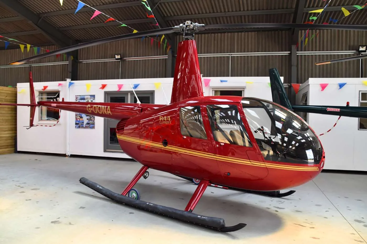 Marketing image of a 2005 Robinson R44 Raven II Clipper.