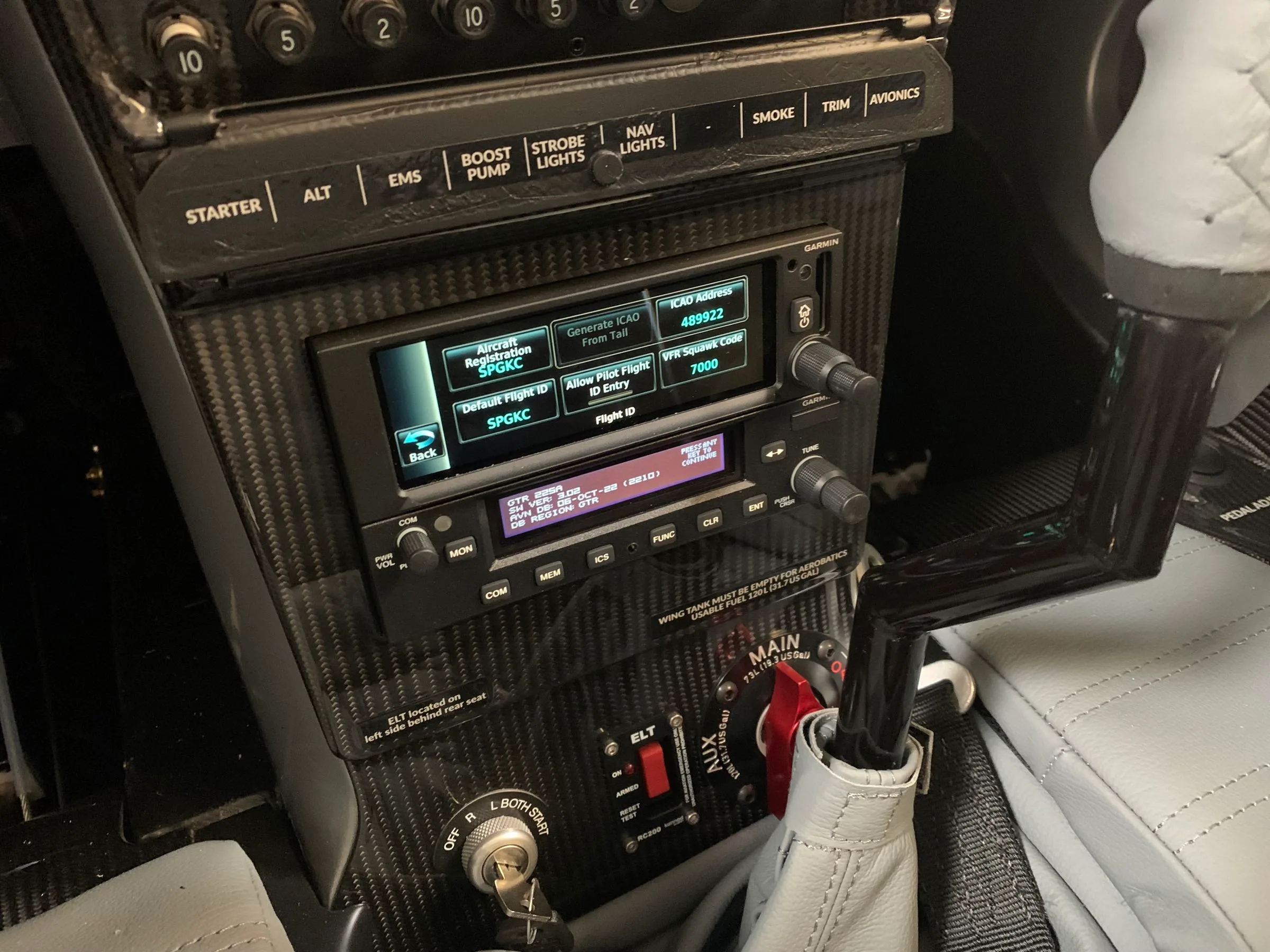 Avionics suite of a 2023 Extra NG.