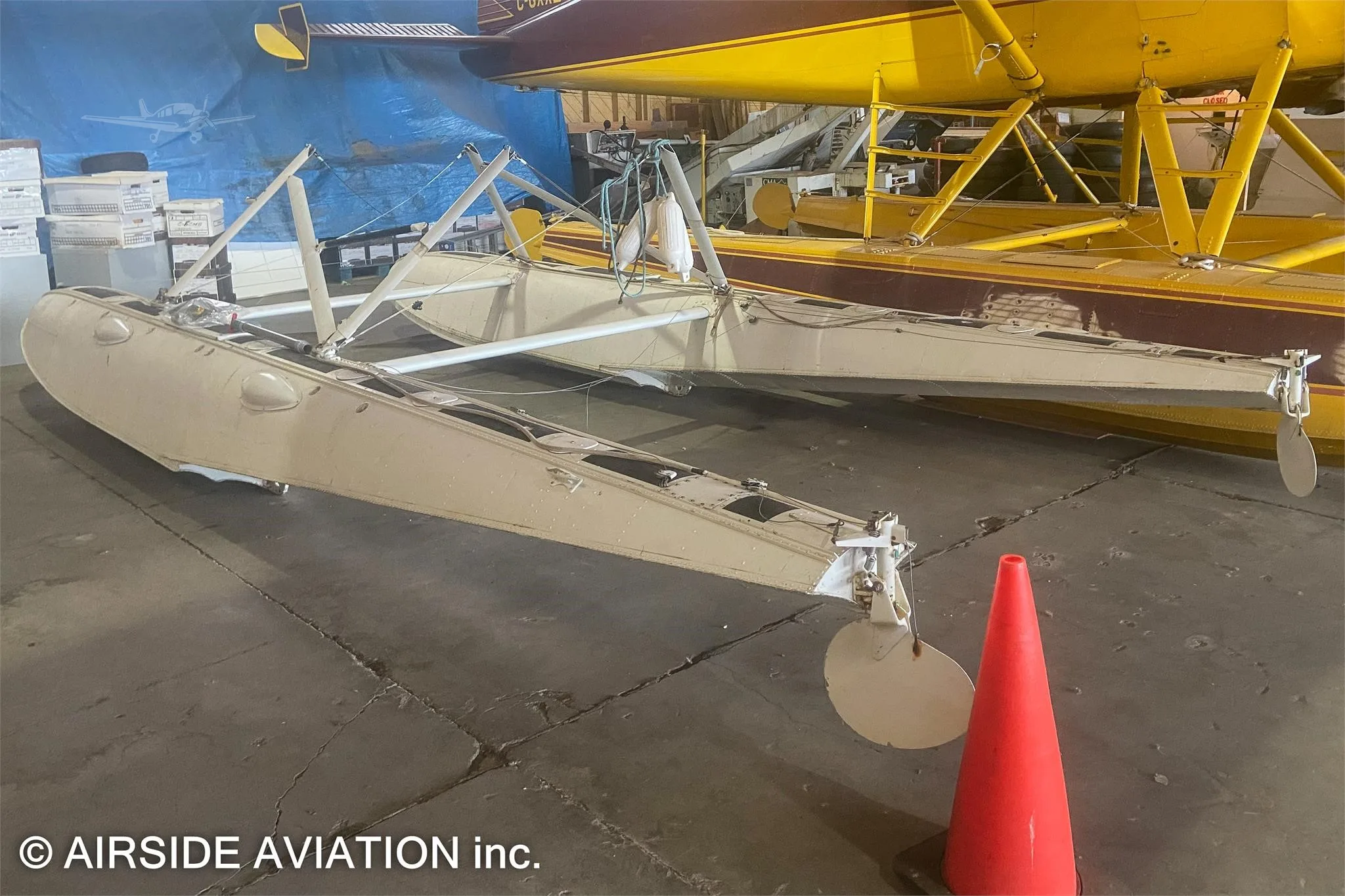Exterior view of a 1976 CESSNA A185F FLOATPLANE, C-GYIS.