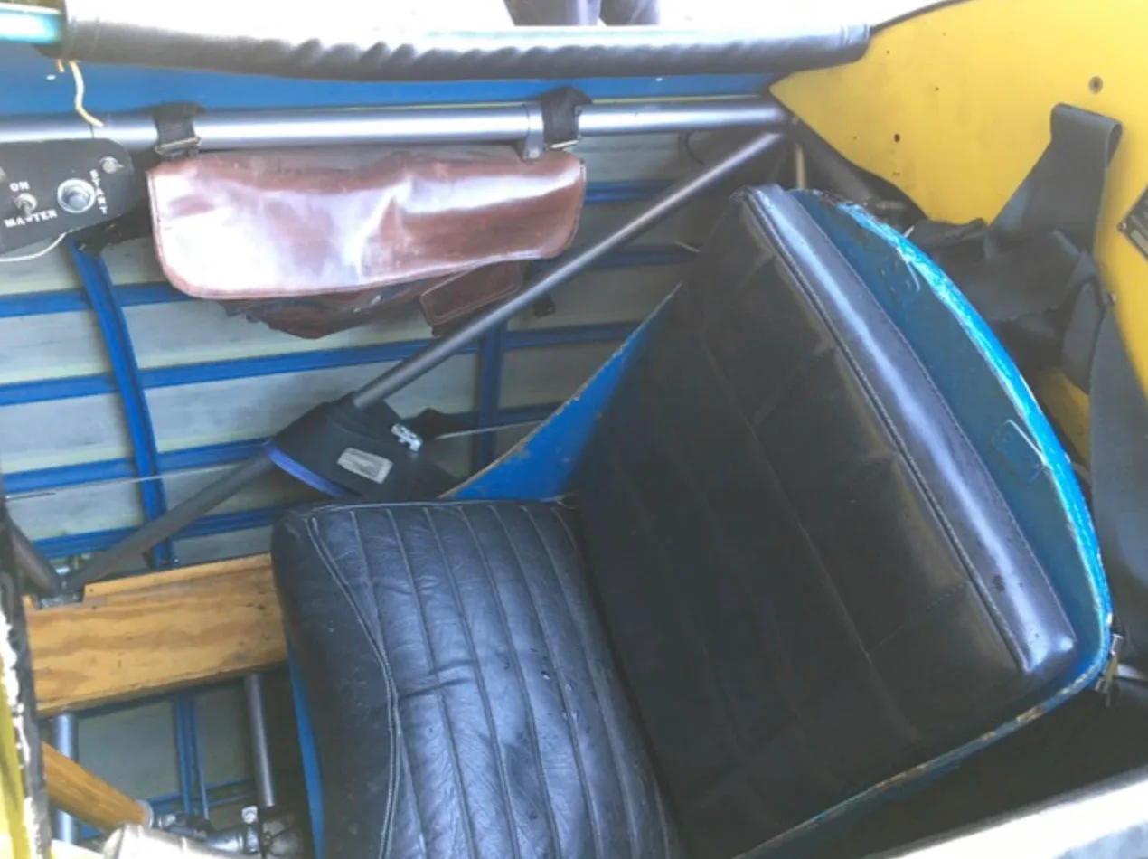 Cabin interior of a 1944 Boeing Stearman E75.