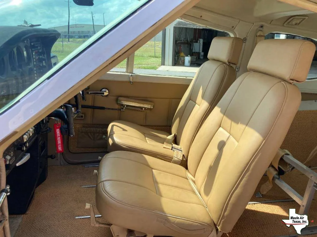 Cabin interior of a 1970 Cessna Cardinal 177B.