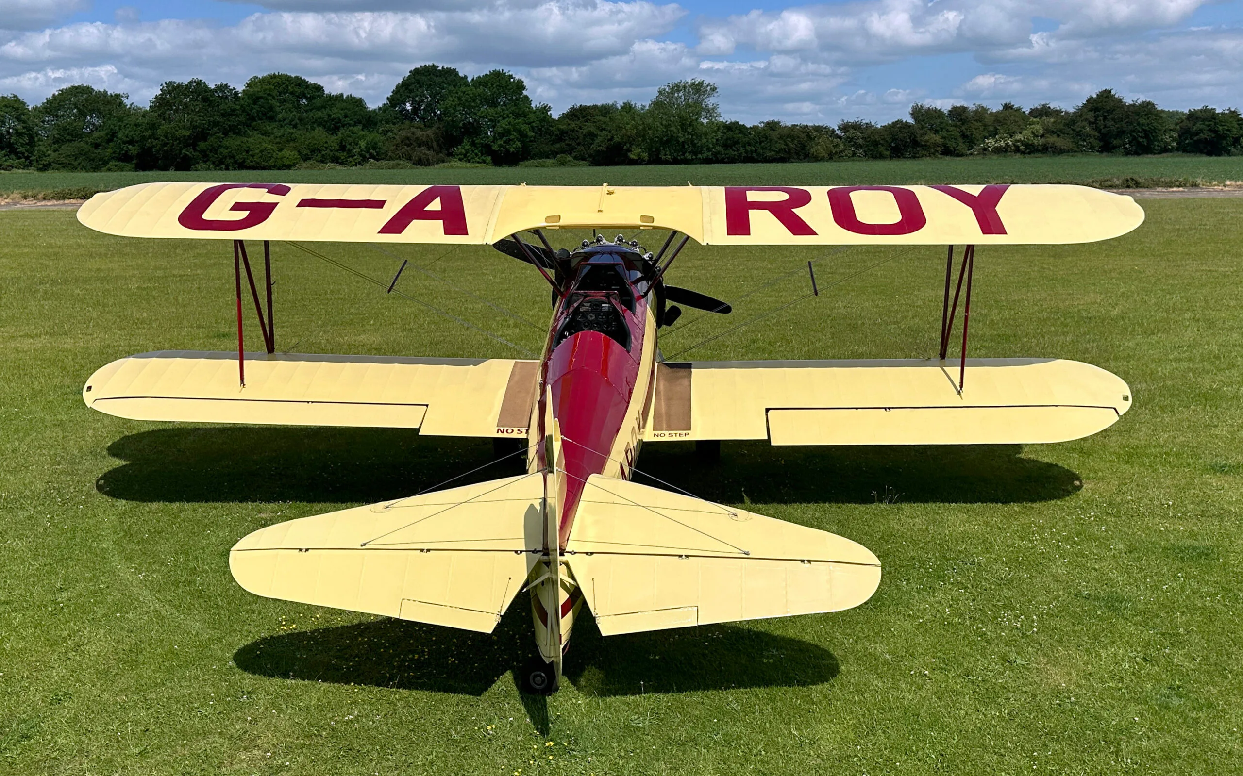 Exterior view of a 1942 Boeing Stearman A75 N1 £115,000 - CK Aviation.
