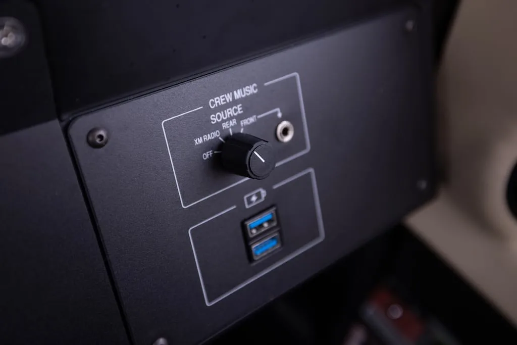 Avionics suite of a 2019 Daher TBM 910.