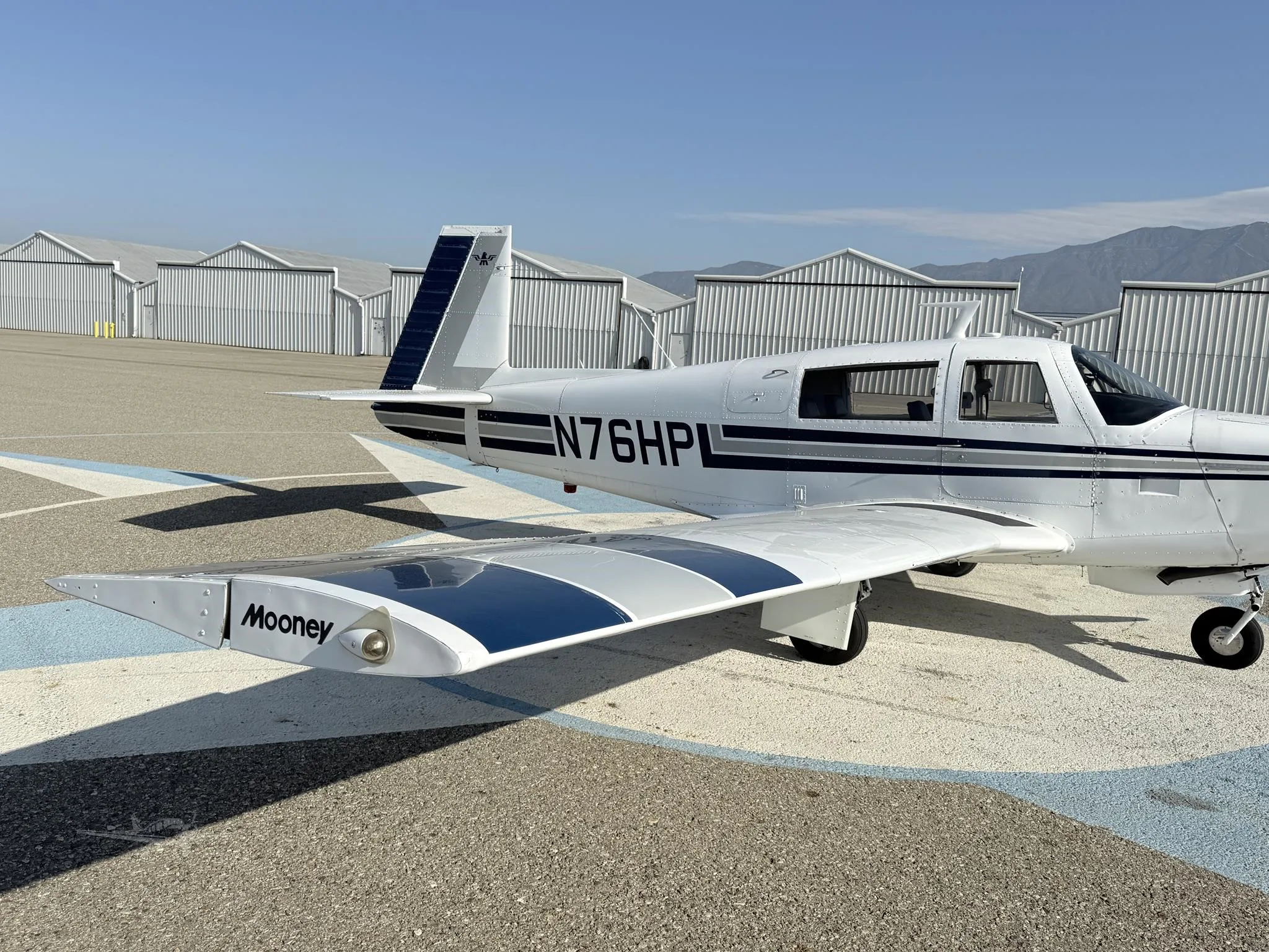Marketing image of a 1970 MOONEY M20F.