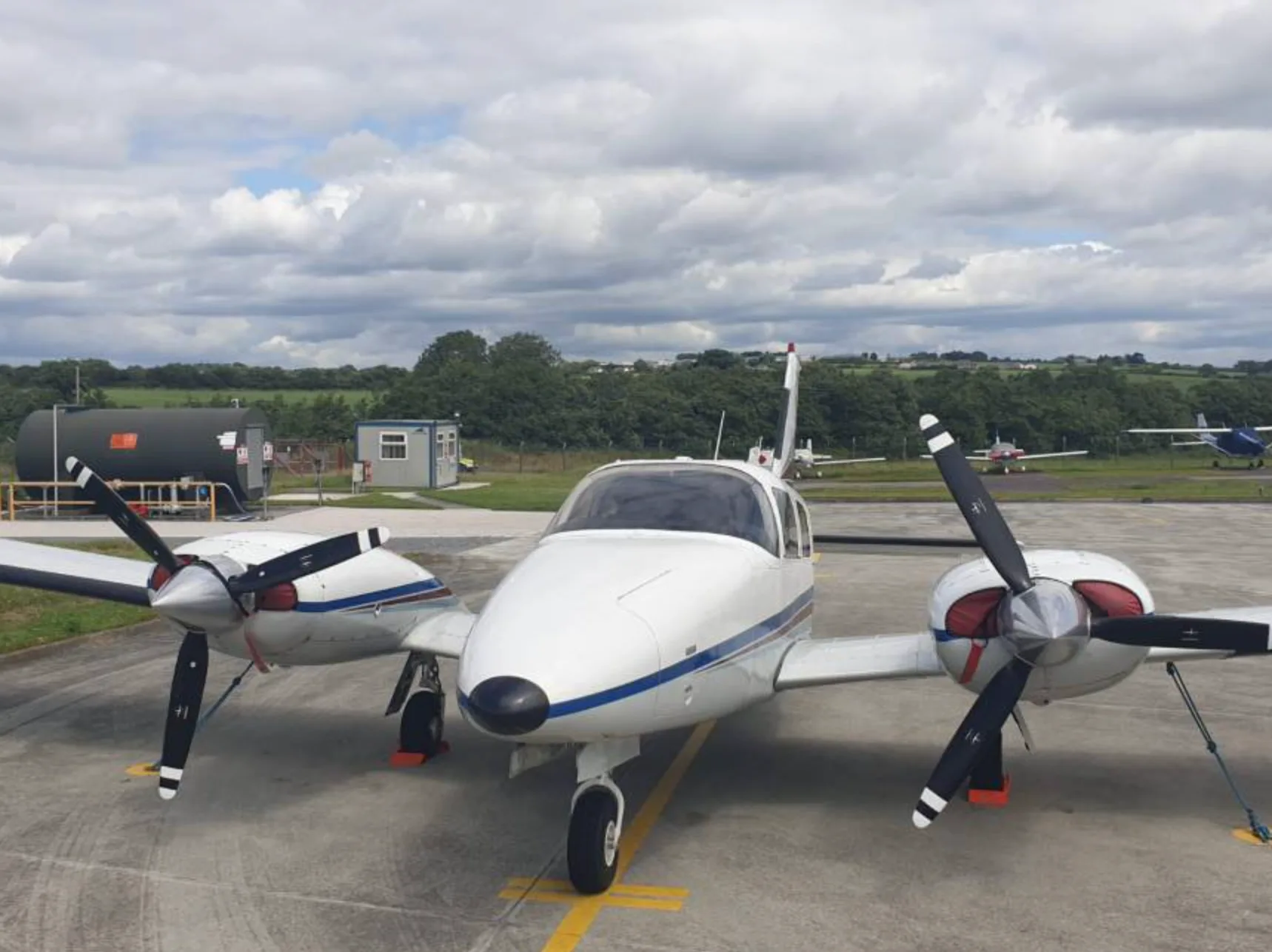 Exterior view of a 1984 Piper PA28-236 Dakota.
