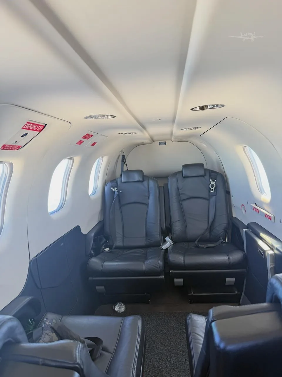 Cabin interior of a 2011 DAHER TBM 850.