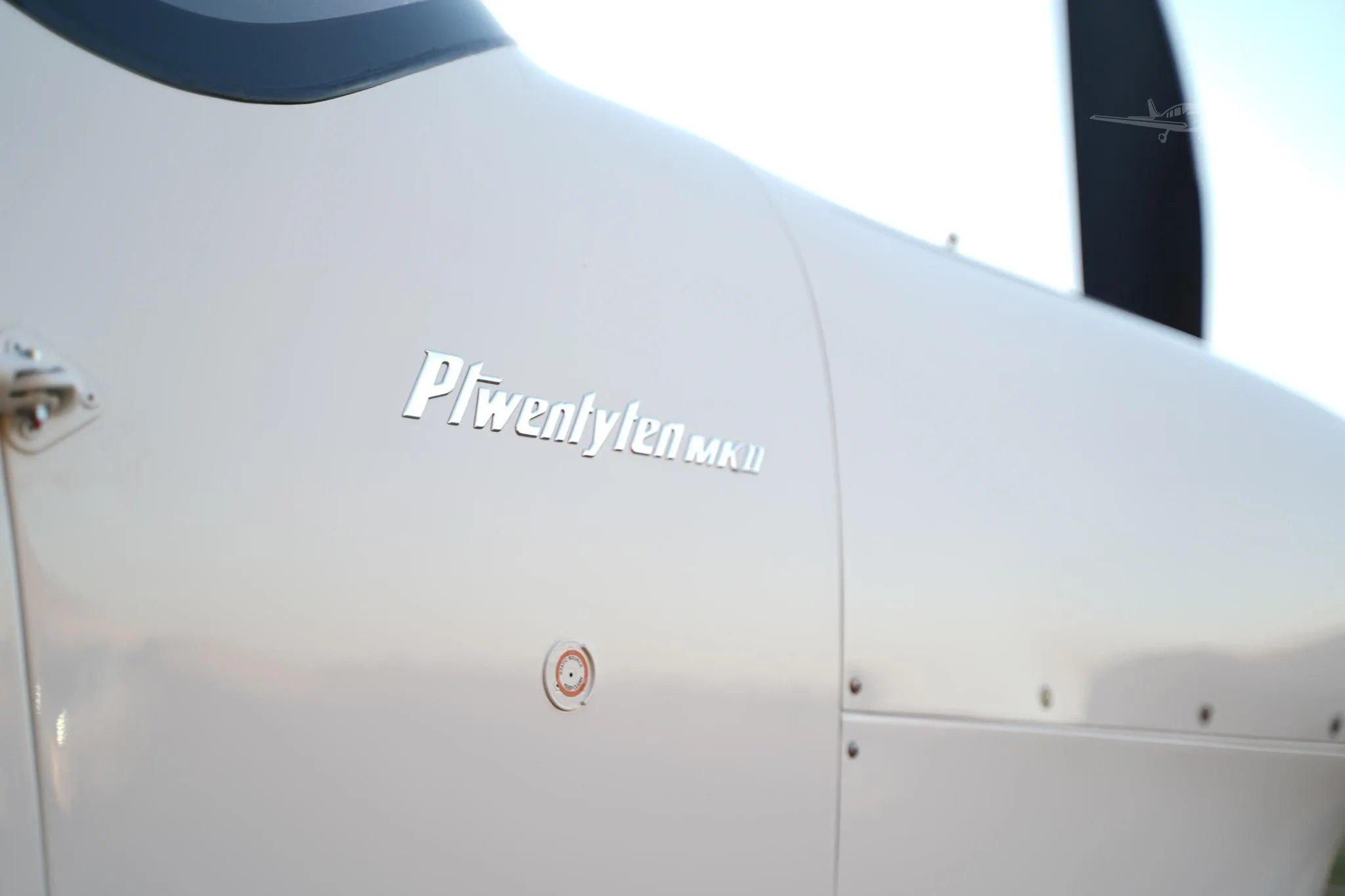 Engine detail of a 2021 TECNAM P2010 MKII.