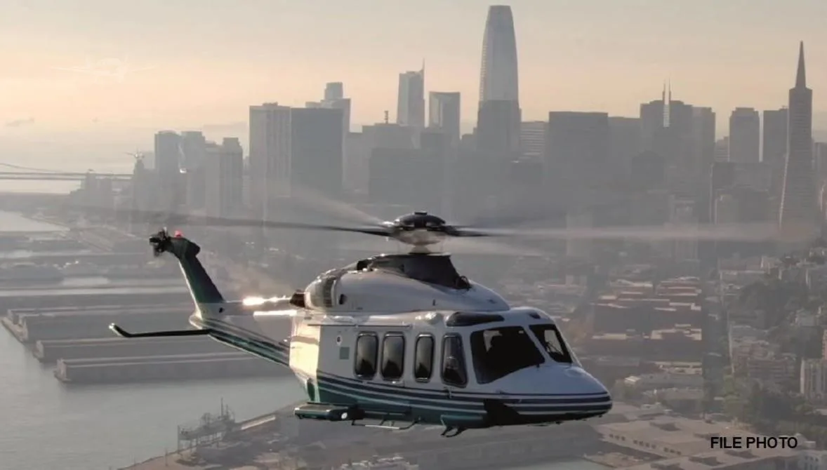 Exterior view of a 2026 LEONARDO AW139.