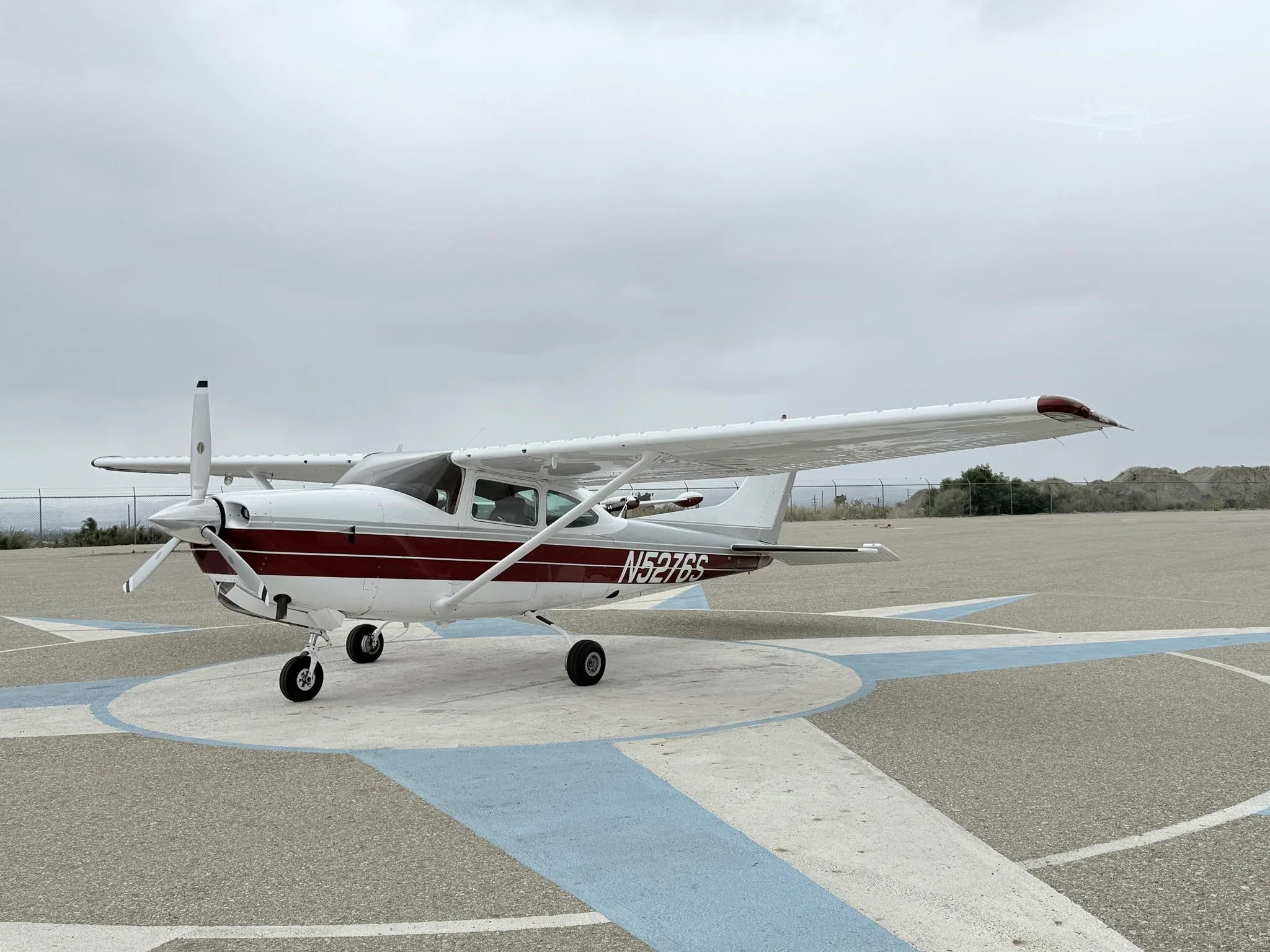 Exterior view of a 1980 CESSNA TURBO R182RG SKYLANE, N5276S.