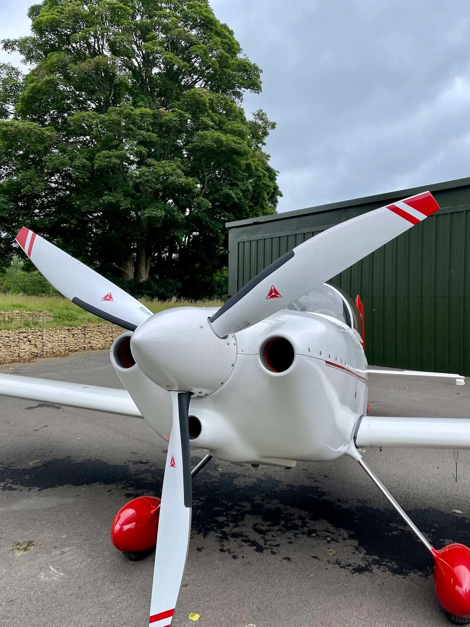 Exterior view of a 2015 Vans RV8.