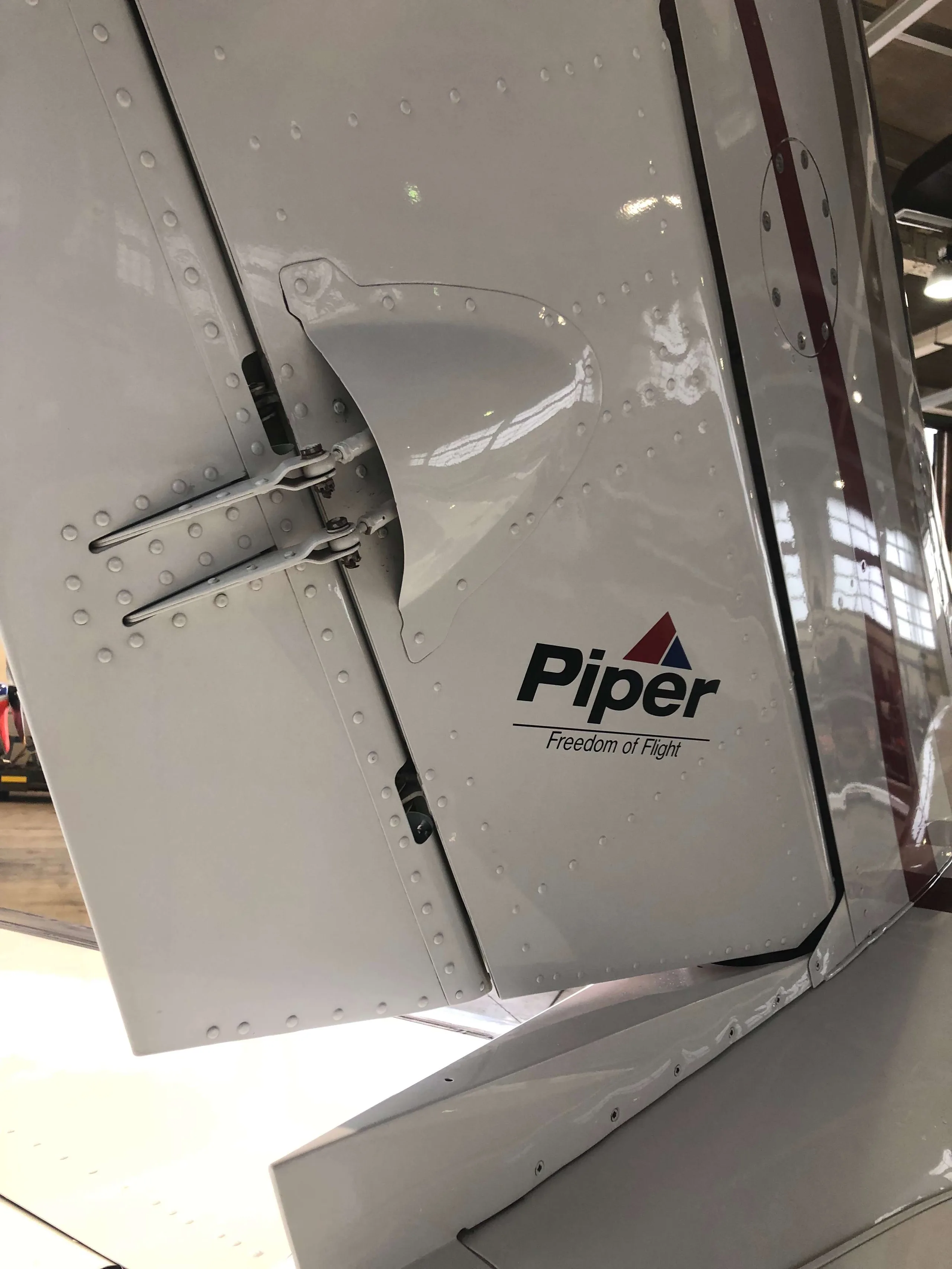 Engine detail of a 2006 Piper PA46-500TP Meridian.