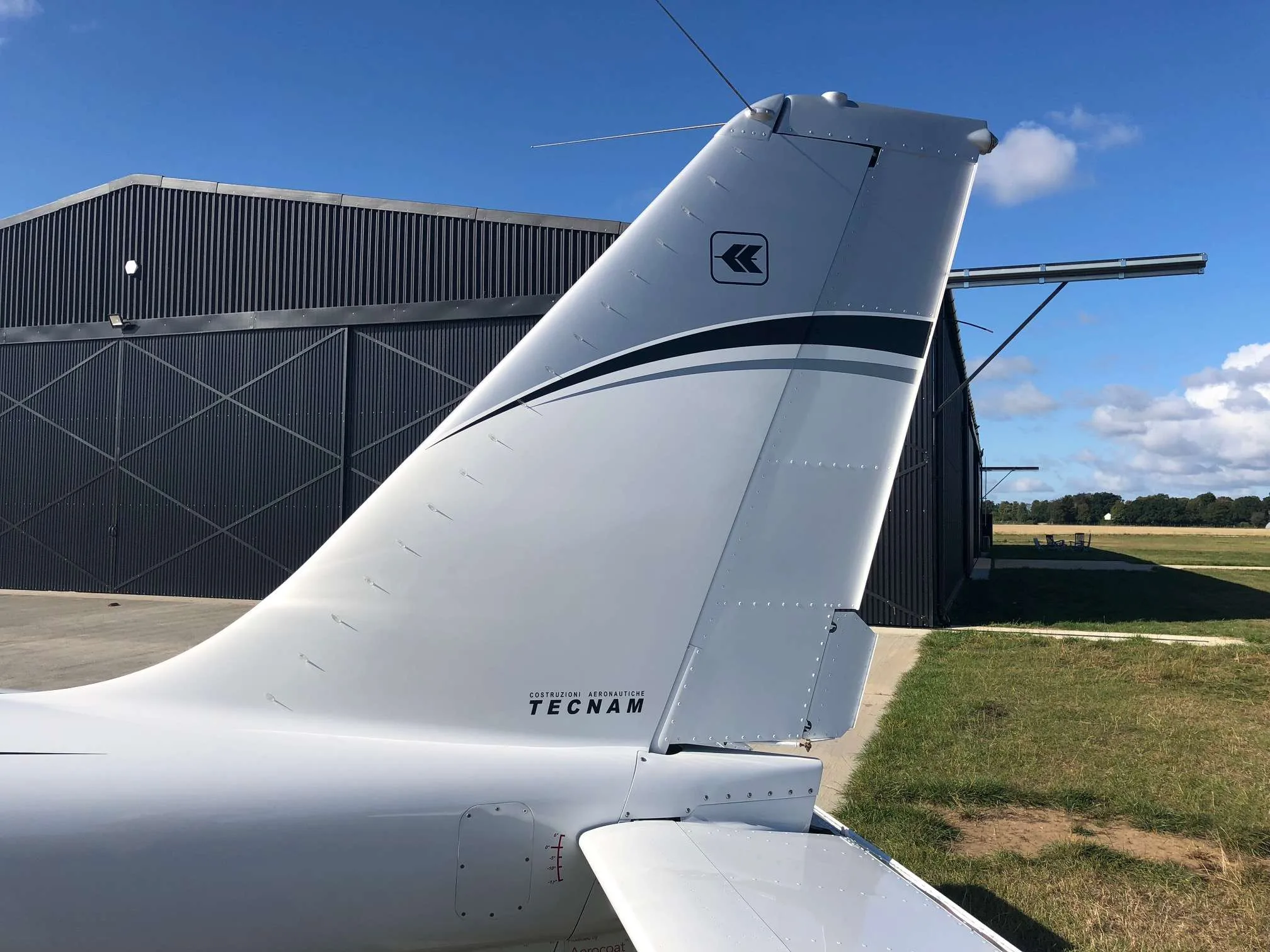 Exterior view of a 2017 Tecnam P2010.