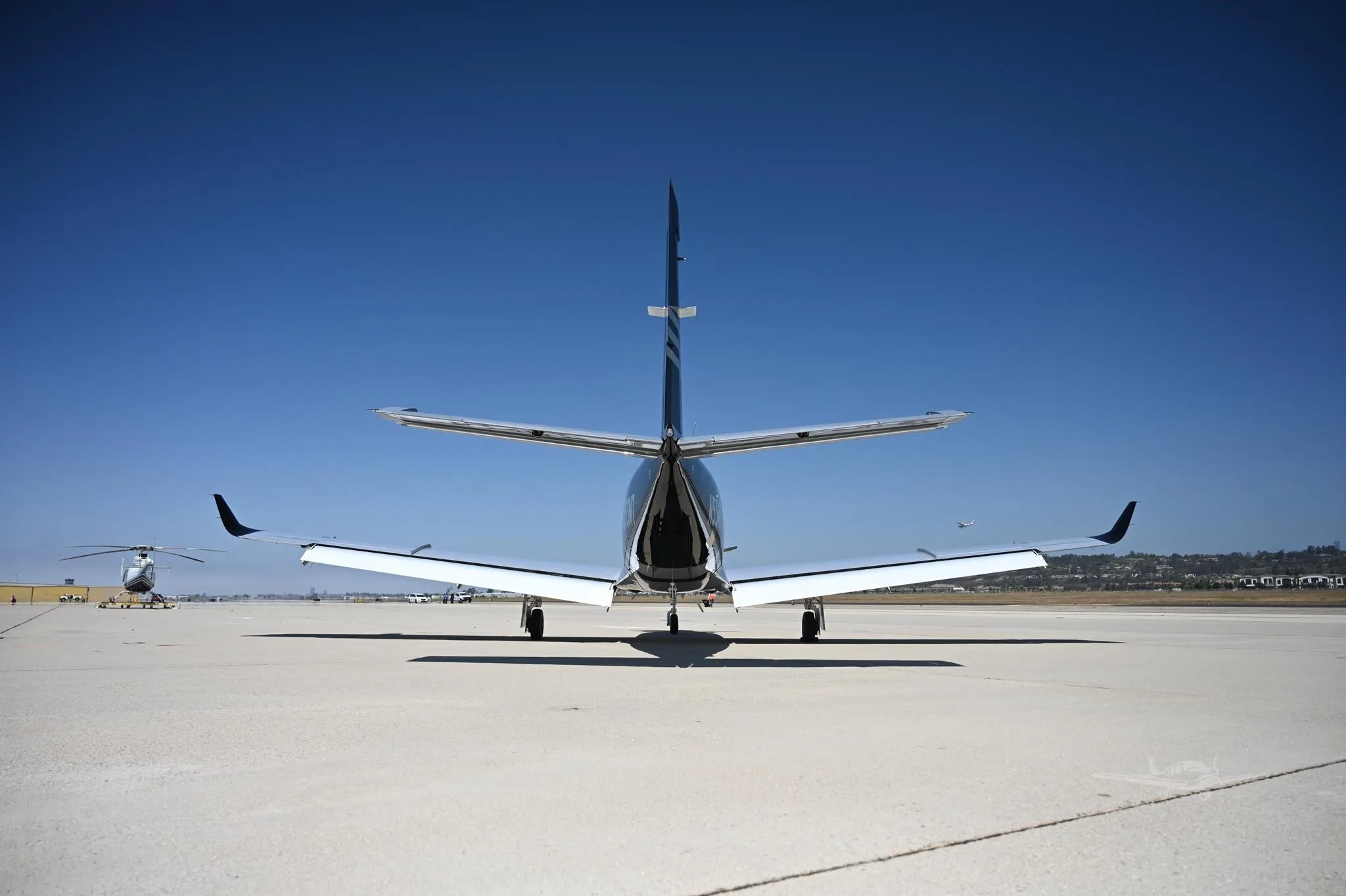 Exterior view of a 2025 DAHER TBM 960, N53MT.