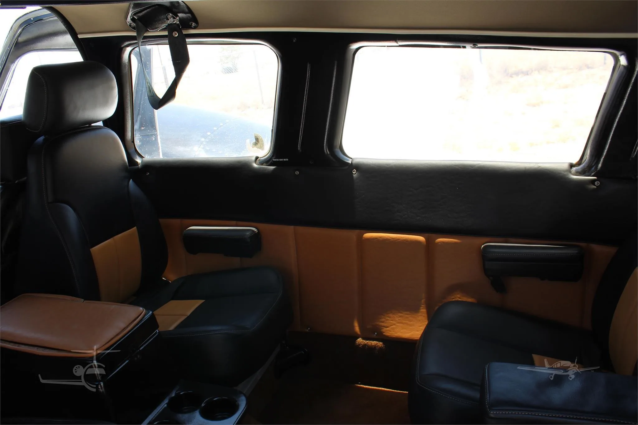 Cabin interior of a 1980 PIPER SENECA II.