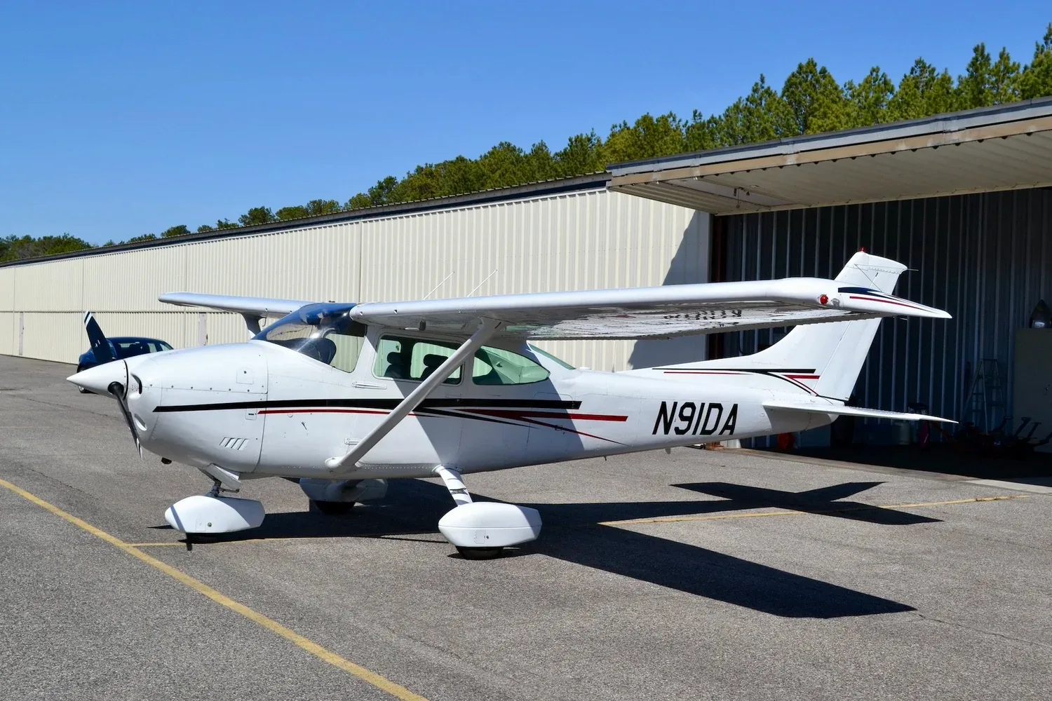 Exterior view of a 1979 Cessna 182Q Skylane.